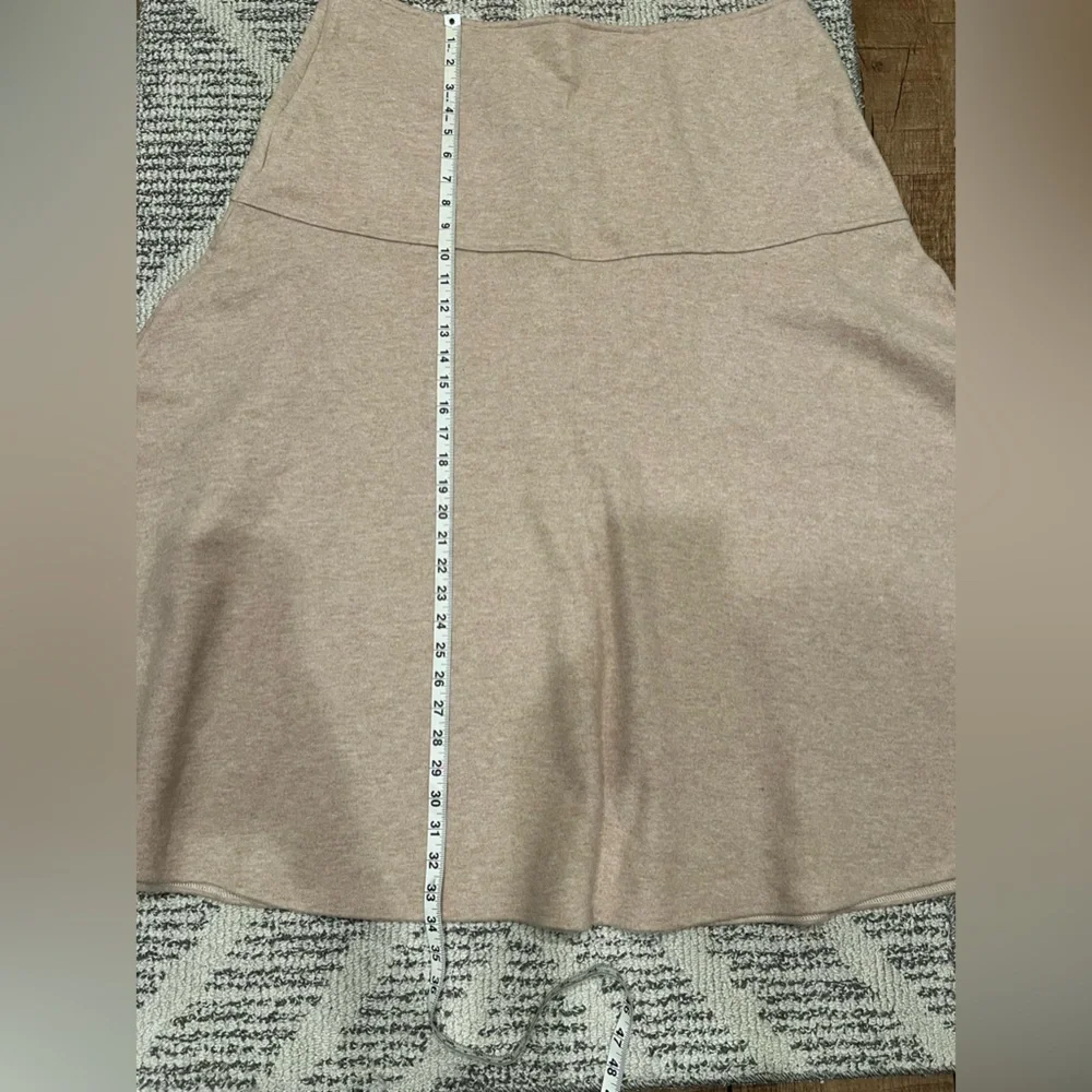 OGL‎ Flare Midi  Oatmeal Color Careerwear Skirt